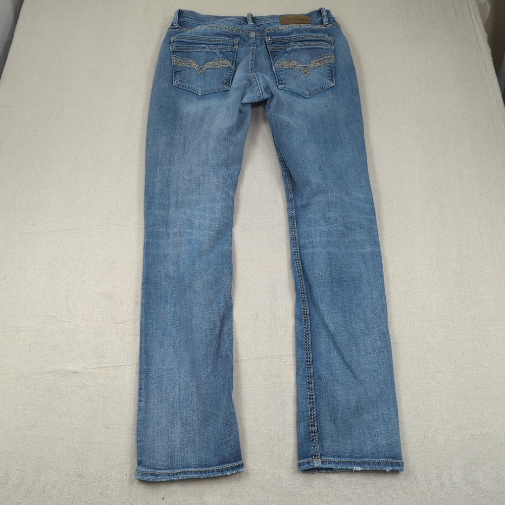 Bke Jeans Mens 34x34 Blue Jake Straight Faded Stretch Casual Preppy - Picture 12 of 15